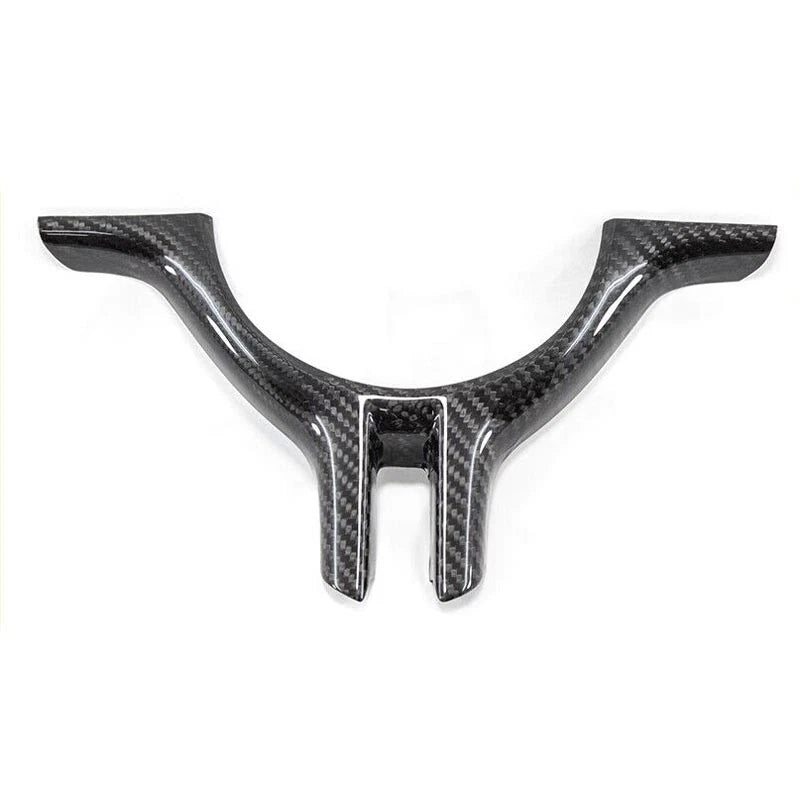 Real Carbon Fiber Steering Wheel Lower Panel Trim for BMW X5 E53 530i E39 E46