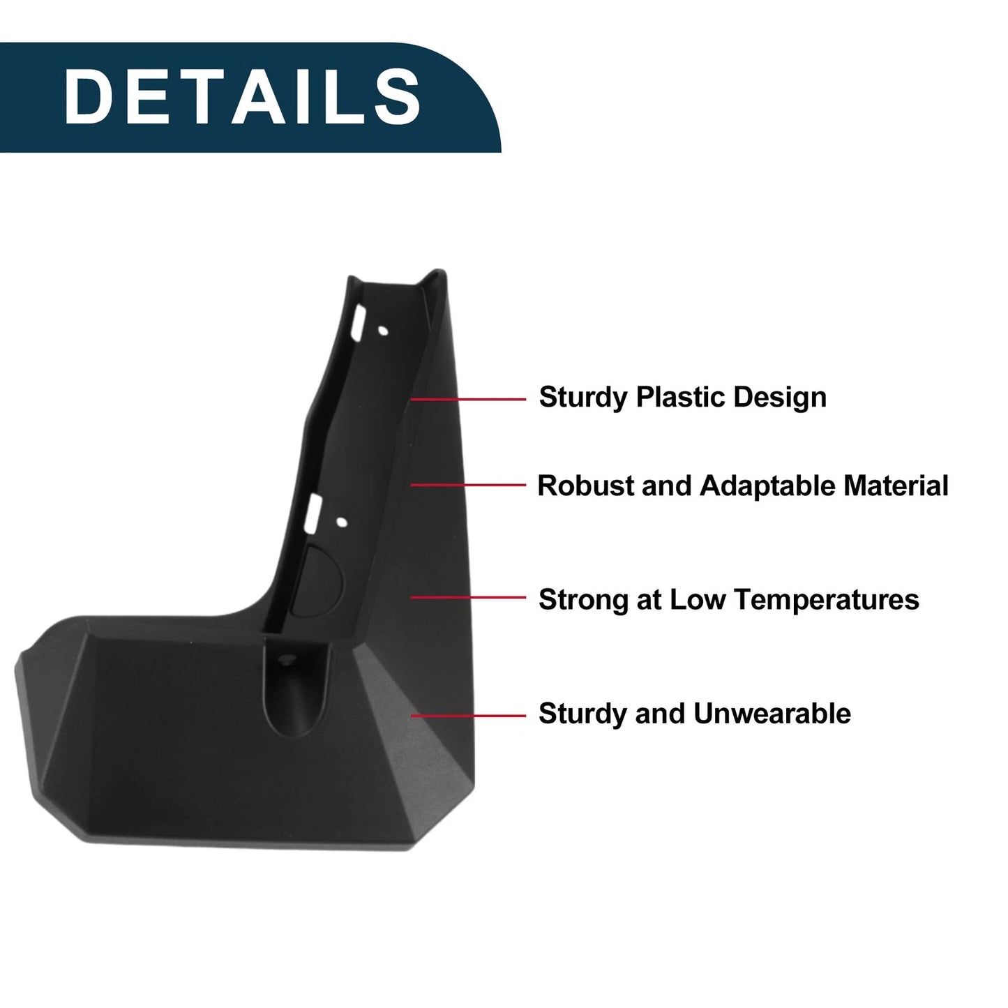 Mud Flaps Splash Guards 1 Set for Toyota Innova (2022-2023)