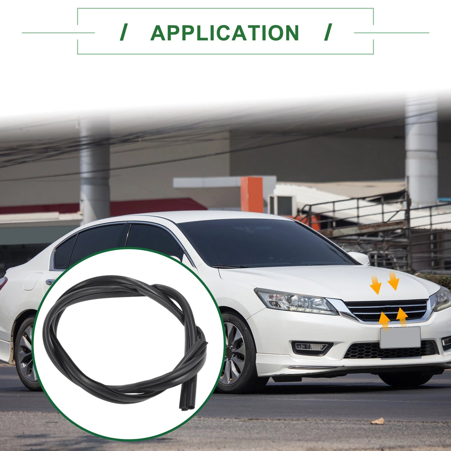 Rear Engine Hood Sealing Strip for Honda Crosstour (2011-2015)
