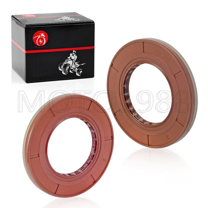 2 x Oil Seal Triple Lip for Polaris General Ranger RZR XP 1000 900 570 500 (2014–2021)
