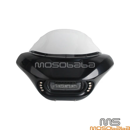 ABS Fairing Windshield w/Bracket & Turn Signal for Softail Street Bob (2018-2023)