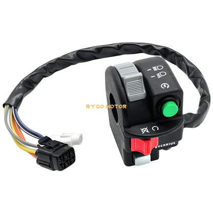 Left Handlebar Switch Start Stop Headlight for Suzuki King Quad 500 750 4x4