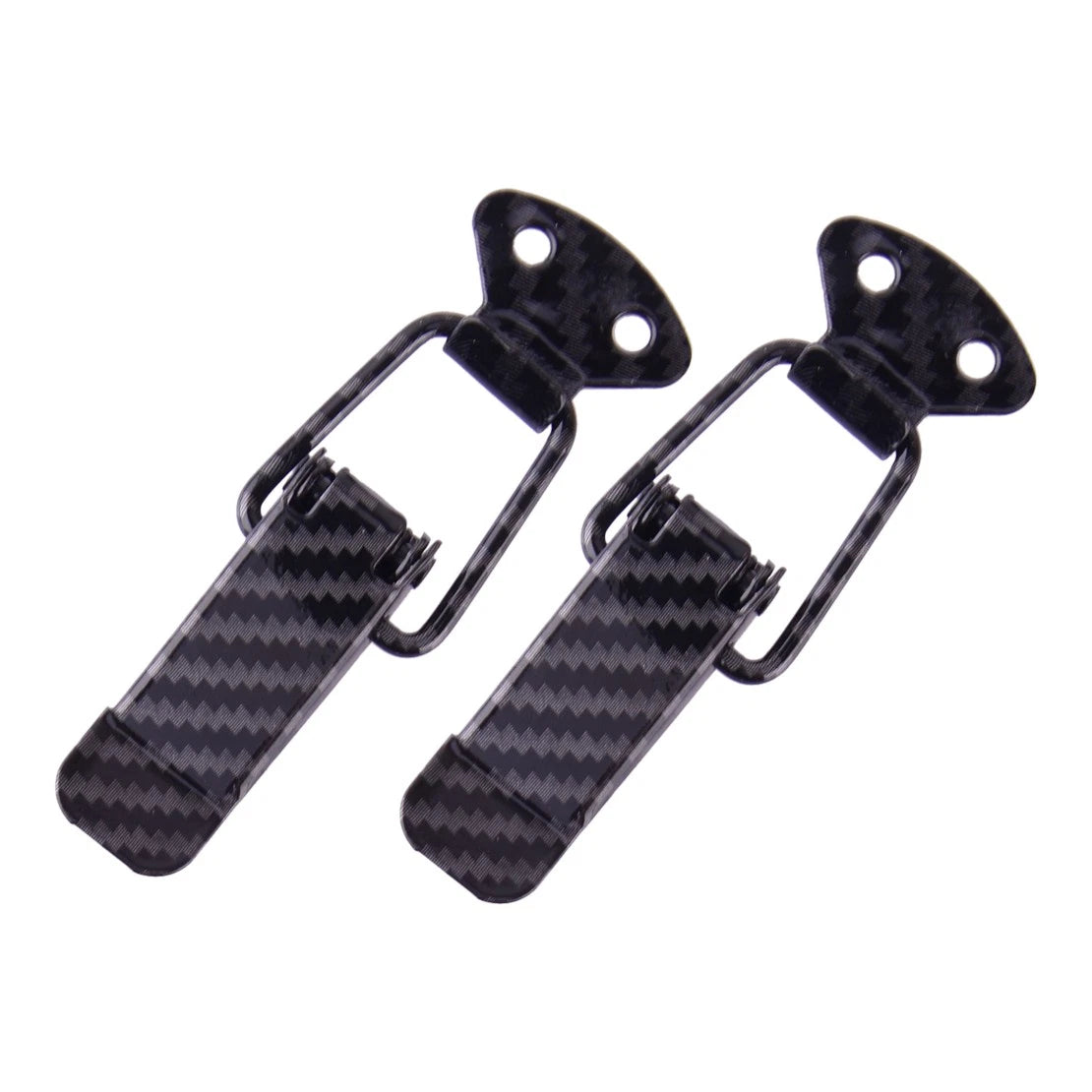 2 x Carbon Fiber Style Bumper Trunk Quick Release Fasteners for Universal Fit