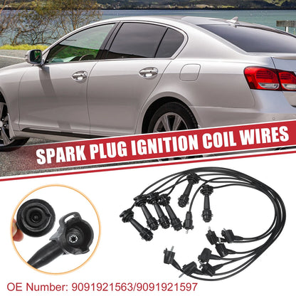 7 x Spark Plug Wire Ignition Coil Cable for Toyota Supra (1993–1996)