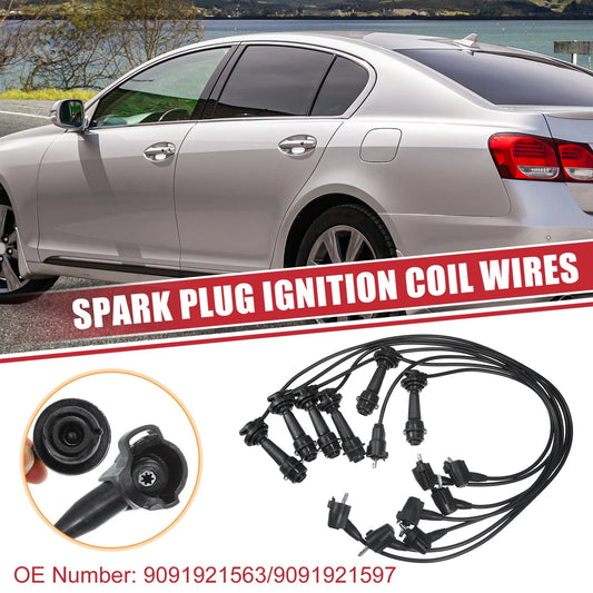 7 x Spark Plug Wire Ignition Coil Cable for Toyota Supra (1993–1996)