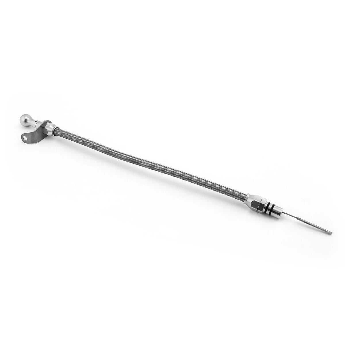 Braided Flexible Bell Housing Mount Transmission Dipstick for Ford C6 (1966-1986)