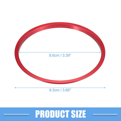 4 x AC Vent Ring Cover Trim for Toyota Tacoma (2016-2024) Aluminum Alloy Red