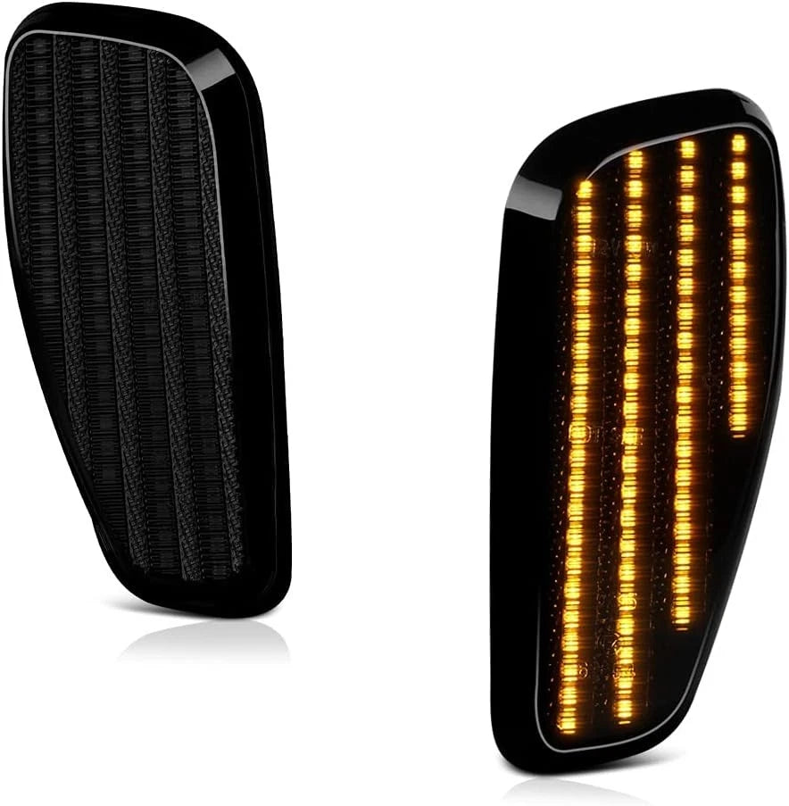 Front  Smoked Lens LED Amber Side Marker Lamp for Jeep Renegade (2015–2022)