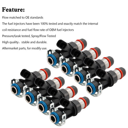 8 x Fuel Injectors for Chevy MerCruiser & Volvo Penta (2000-2023)