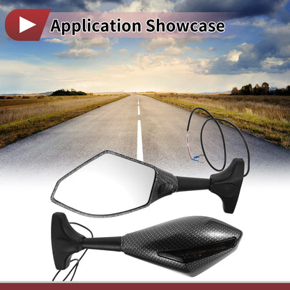 1x Motorcycle Rear View Mirrors for Suzuki GSX-R600 GSX-R750 (2003–2017)