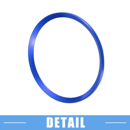 Wheel Hub Center Cover Rings for Honda Civic 2016-2021 Blue (Set of 4)