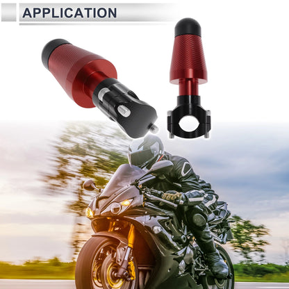 2 x Aluminum Alloy Motorcycle Slider Frame Red