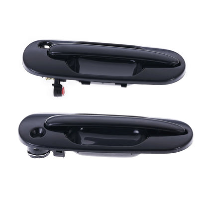 Outer Door Handle Set of 2 for Honda CR-V RD (1997-2001) Black Front Left & Right