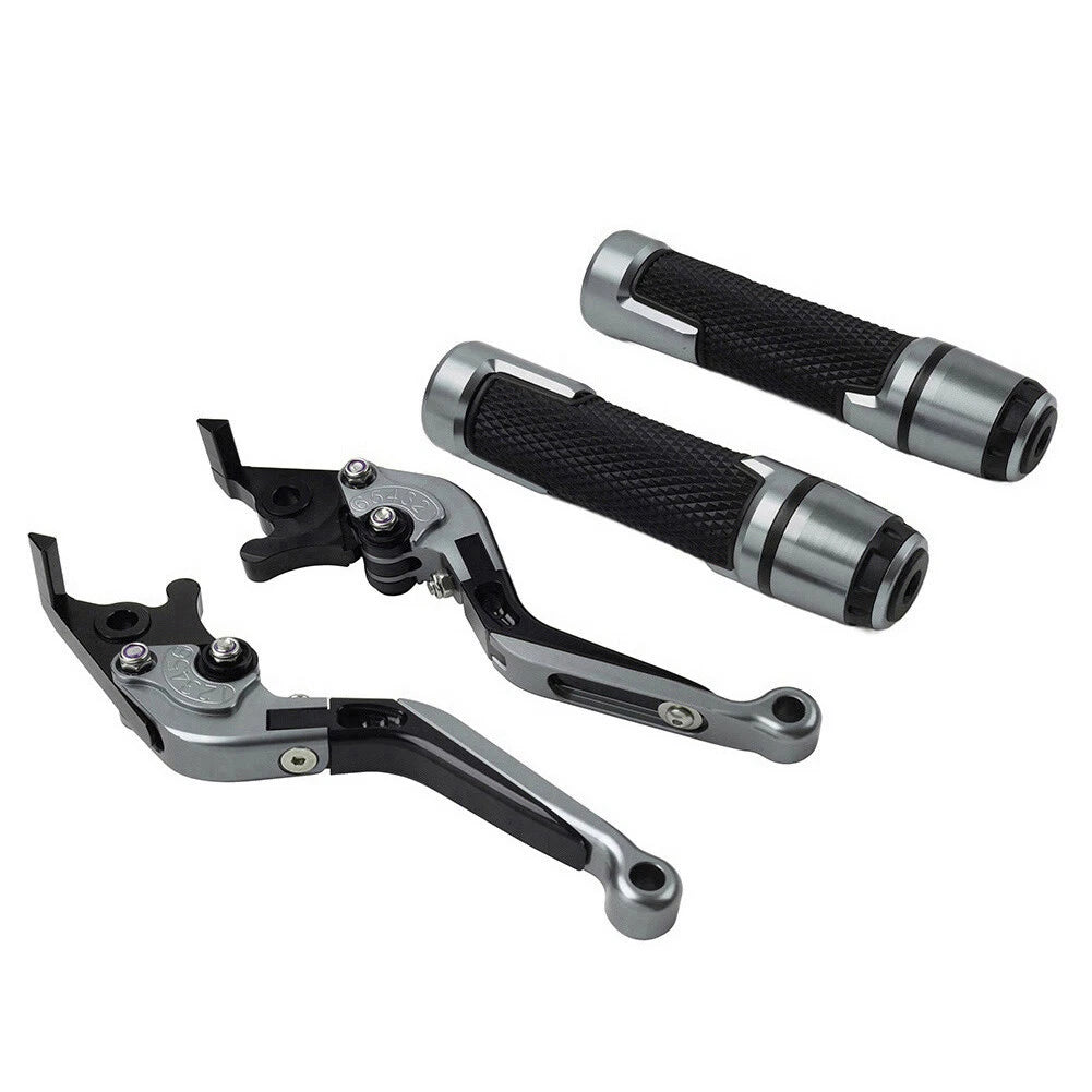 Extendable Brake Clutch Levers Grip Set for Kawasaki Z650 Z900 (2017-2023)
