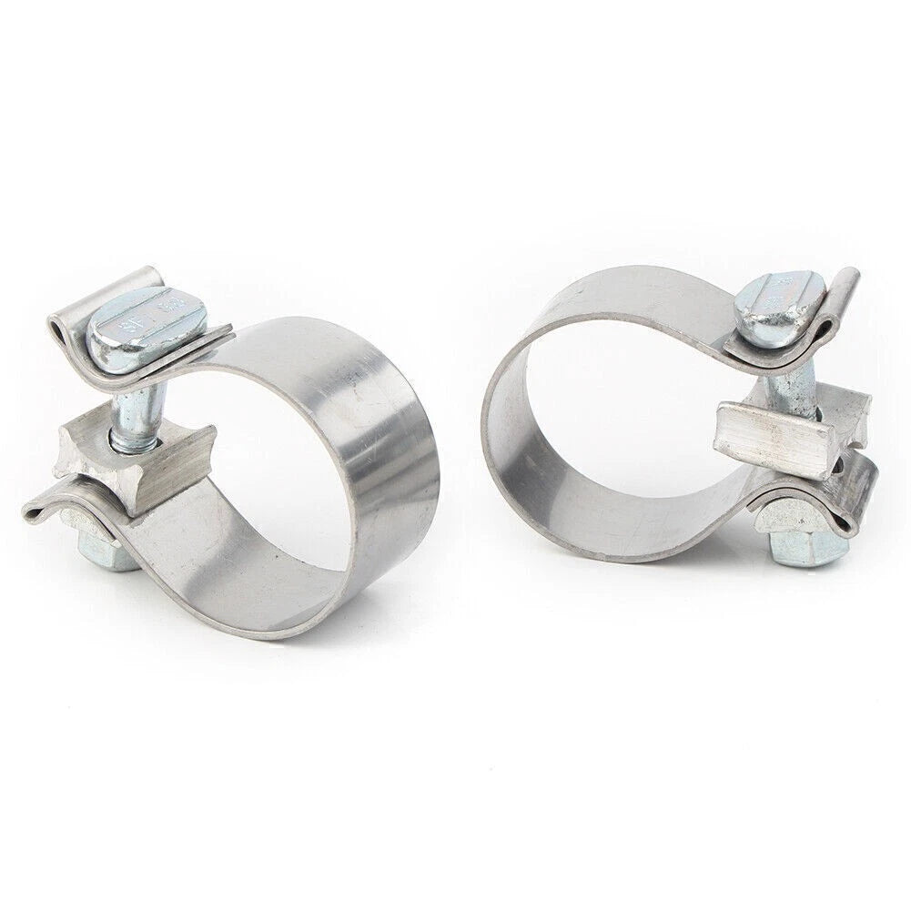 2 x 1.75" Exhaust Clamps for Harley Motorcycles