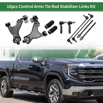 10pcs Front Suspension Kit Control Arm for Chevrolet Traverse (2009–2017)