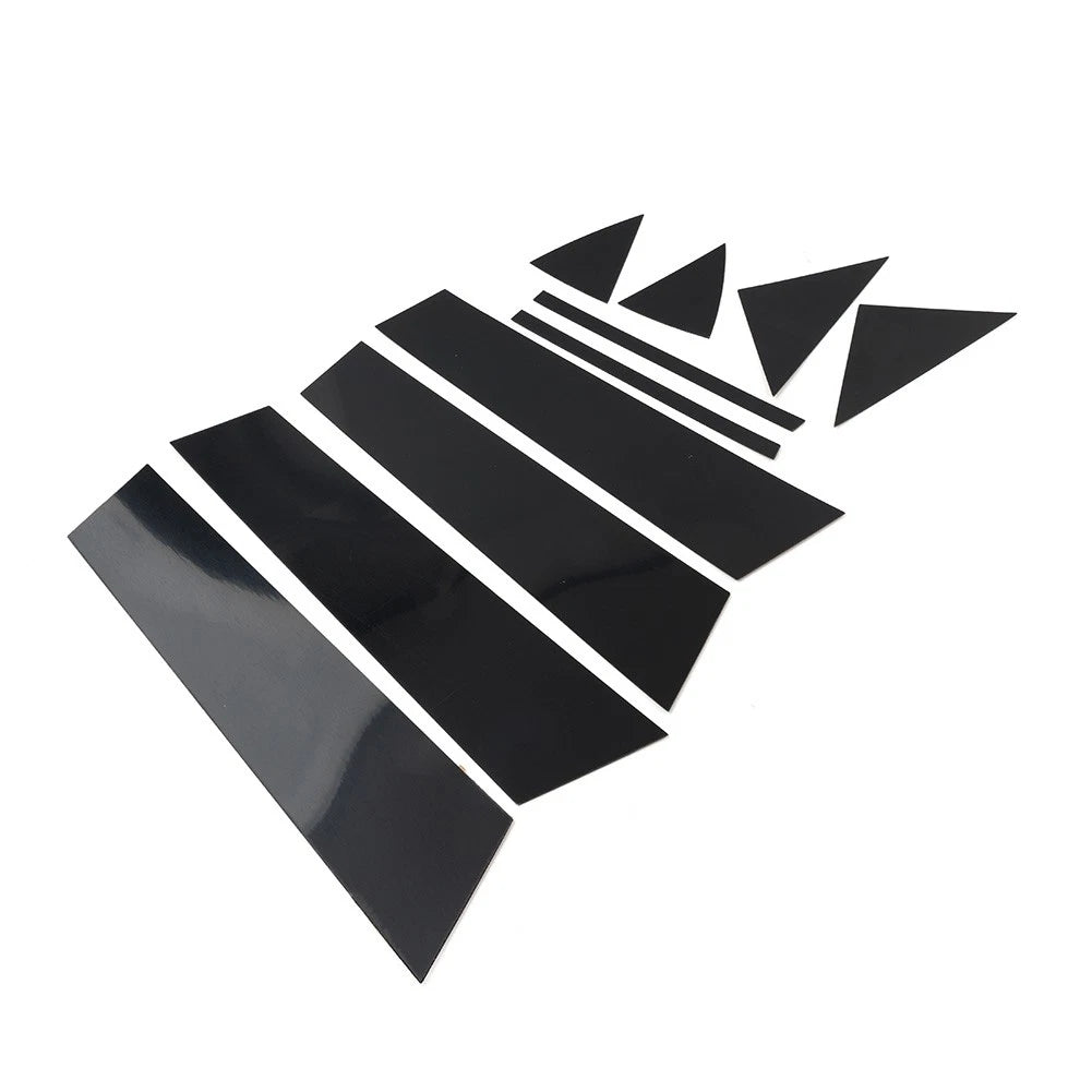 Gloss Black Door Window Pillar Post Cover Trim for Mazda 3 Axela (2014-2018)