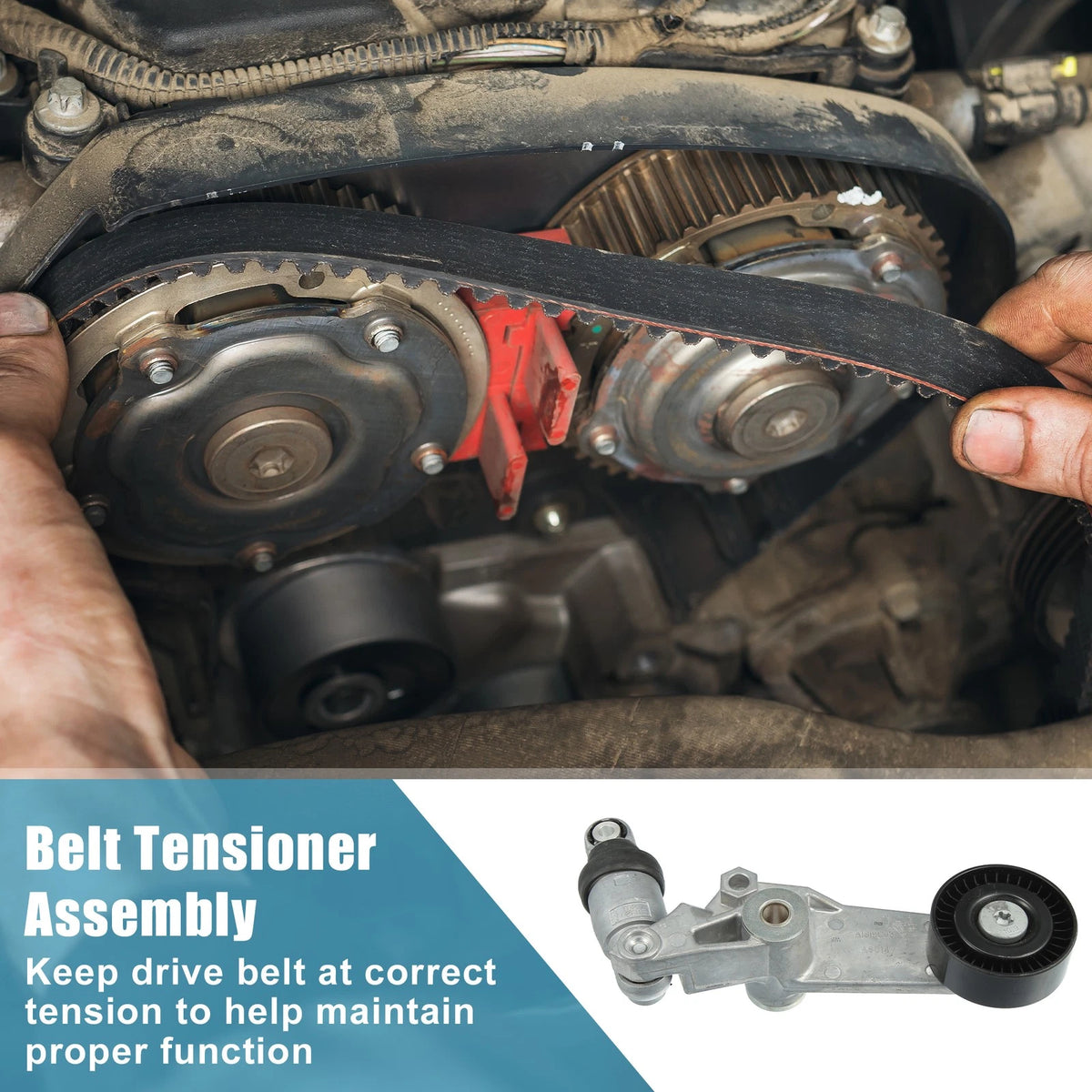 Belt Tensioner Pulley Assembly for Toyota Corolla (1998-2008)