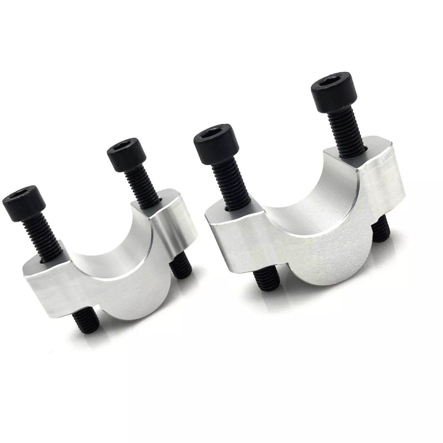 Handlebar Riser Clamp Kit for YAMAHA TENERE 700 (2019-2023) Silver