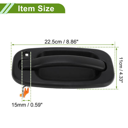 Exterior Door Handle for Chevrolet GMC Models Black Front Left
