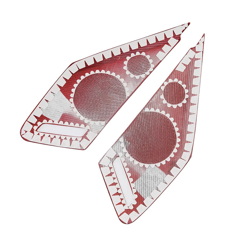 Carbon Fiber Inner Door Speaker Panel Cover for Chevrolet Corvette C8 (2020-2023)