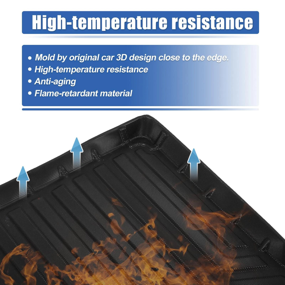 Rear Trunk Mat TPE Cargo Liner for Chevrolet Equinox Accessories