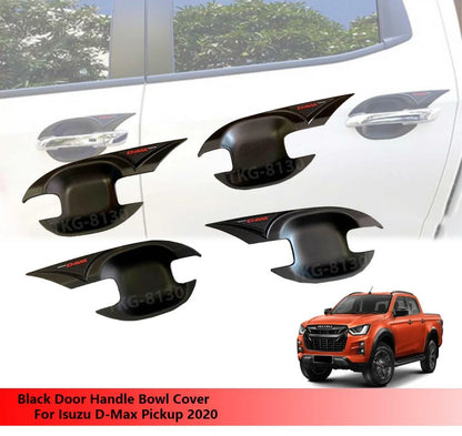 Door Handle Bowl Cup Cover Black for Isuzu D-Max (2020)
