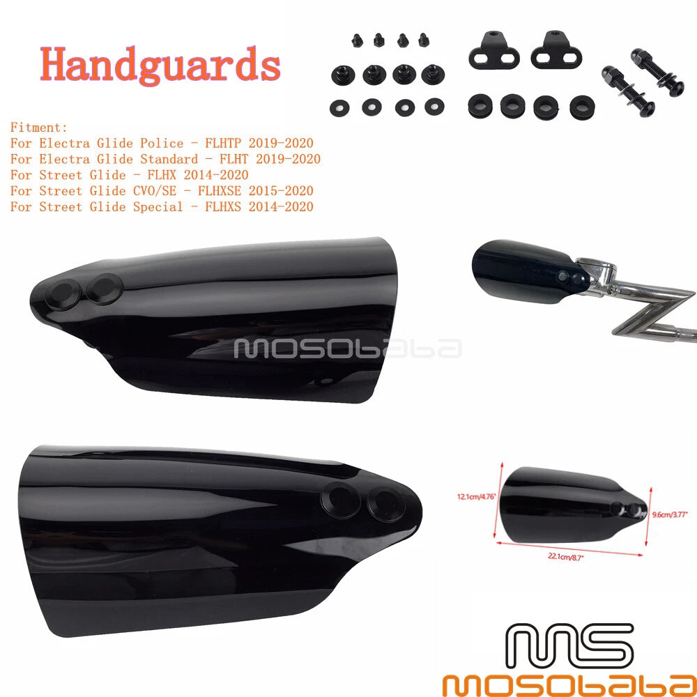 Handguards Protector Kits for Harley Street Glide FLHX FLHXSE FLHXS (14-20)
