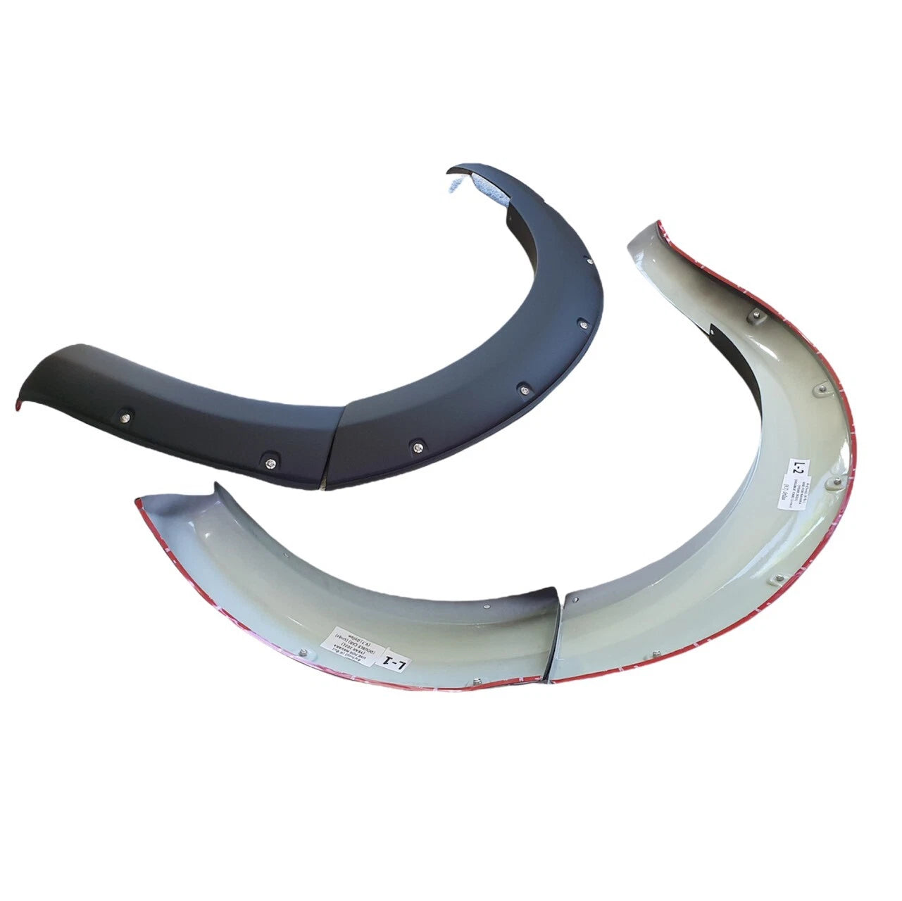 Matte Black Bolted Front Fender Flares for Nissan Navara (2020-2022)