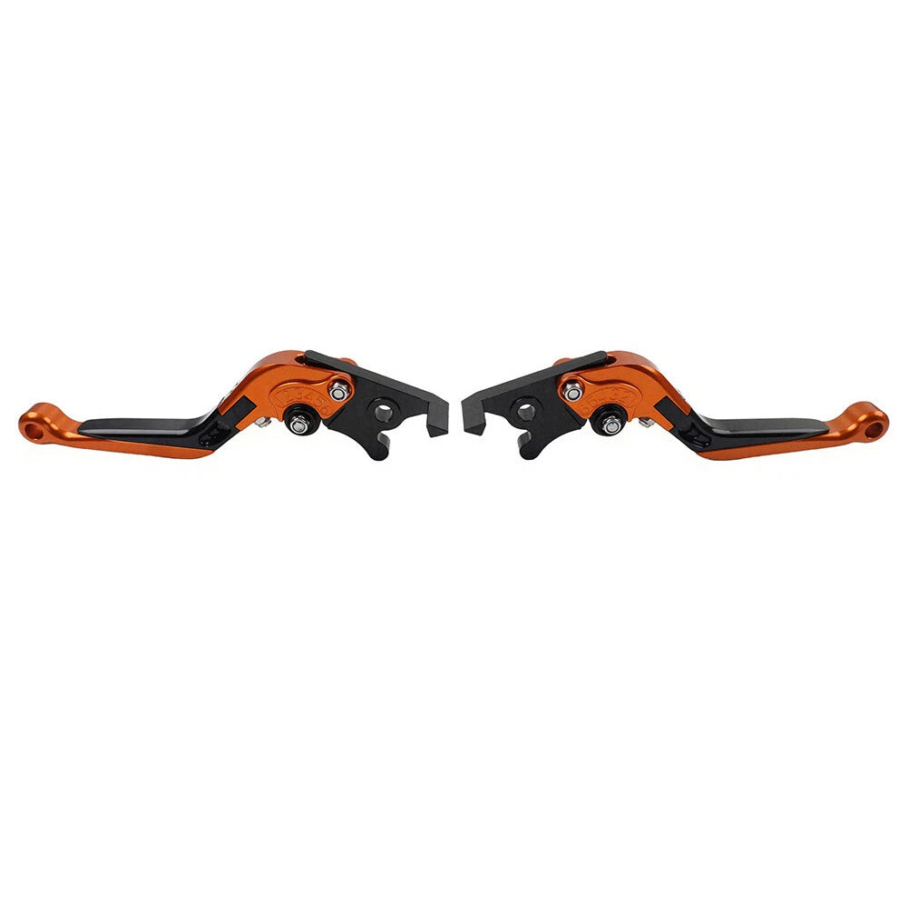CNC Extendable Brake Clutch Levers for Yamaha YZF R1 (2009-2014) Orange