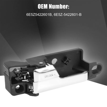 Car Interior Door Handle Rear Left Passenger Side for Mercury Milan (2006-2011)