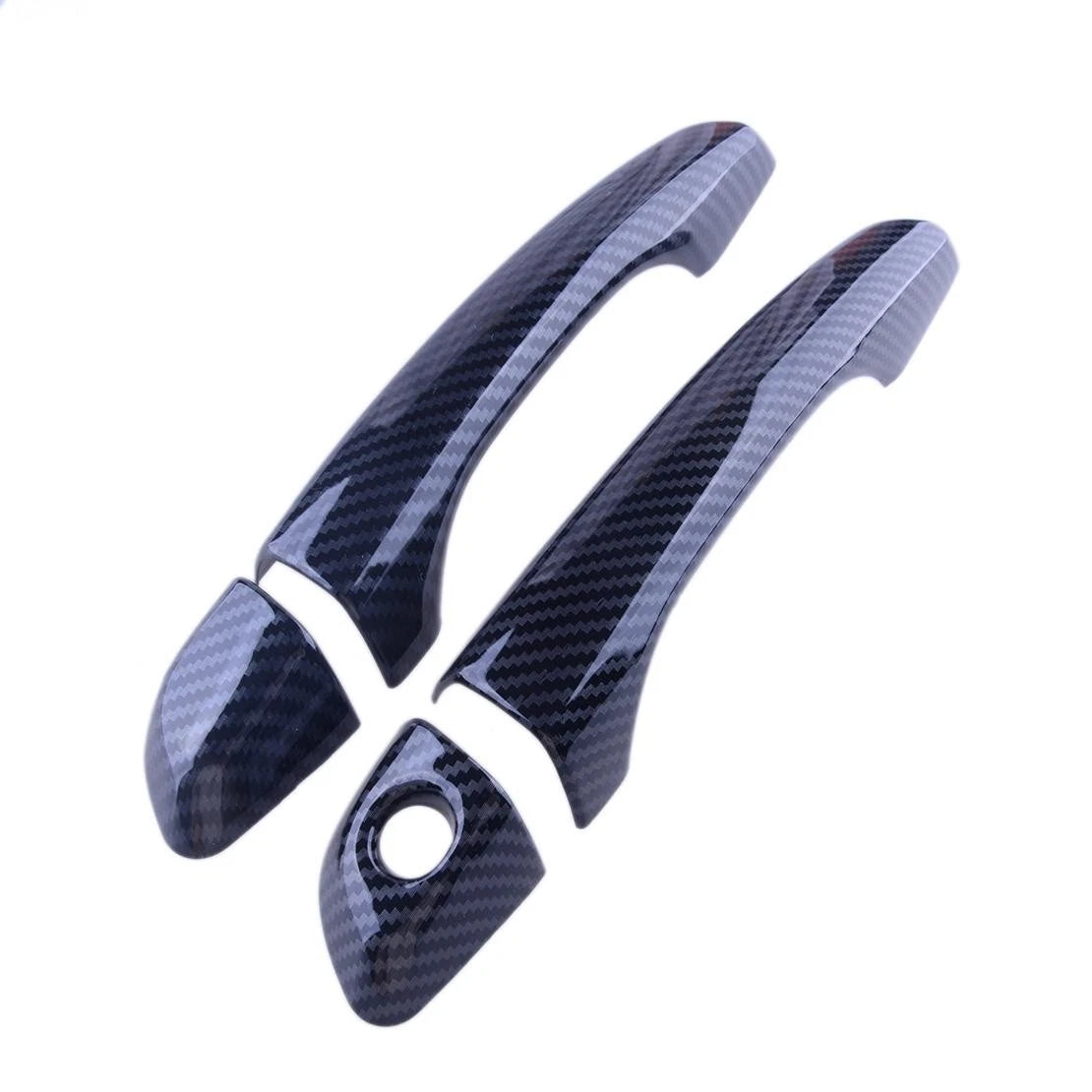 Carbon Fiber Side Door Handle Cover Trims for Hyundai Accent (2018-2021)
