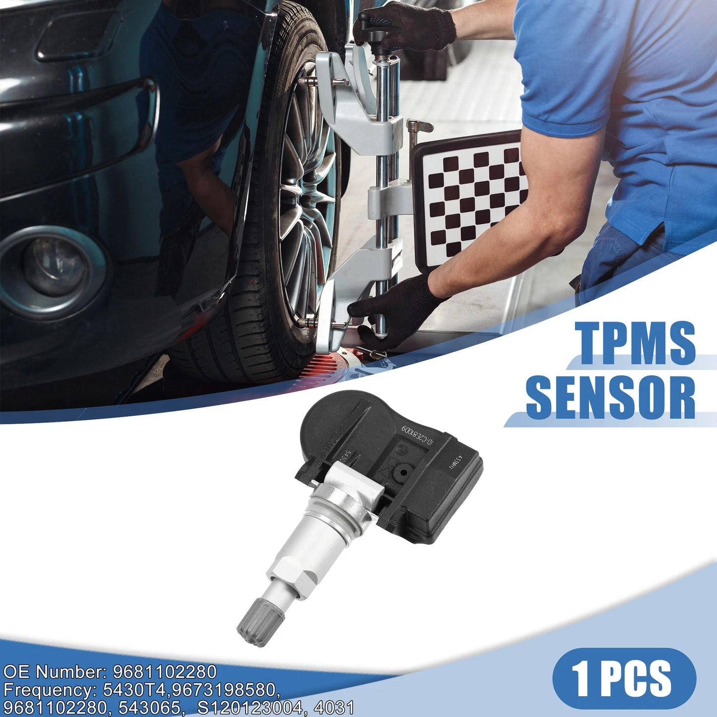 TPMS Sensor 433MHz for Peugeot