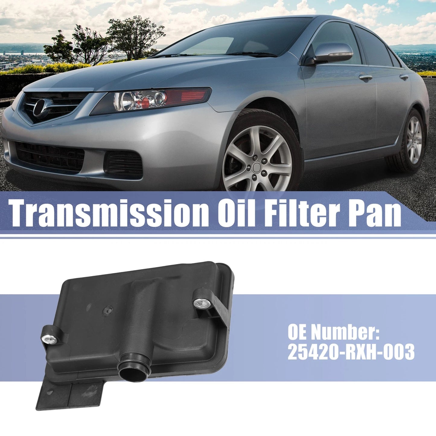 Car Transmission Filter Oil Pan Strainer Assembly for Acura TSX
