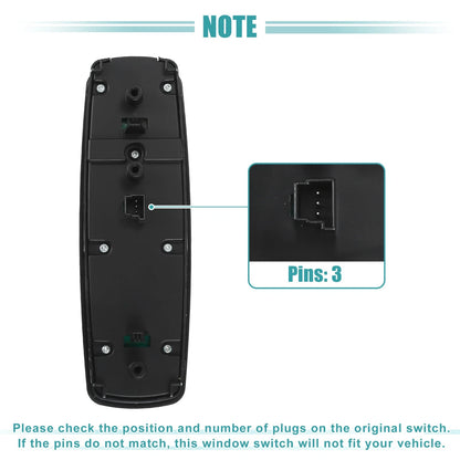 Driver Side Power Window Switch for Mercedes-Benz GL320 GL350 (2007-2012)