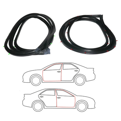 Front Door Weatherstrip Set for Suzuki Vitara Sidekick Sport 1991-1998