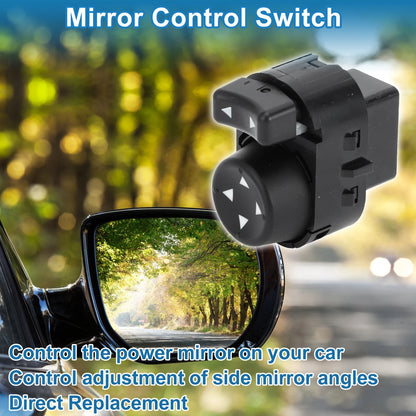Car Mirror Switch Plastic Black 1 Pc for Chevrolet Malibu (2004 - 2008)