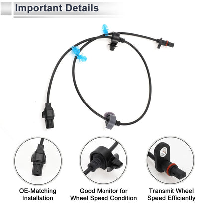 ABS Wheel Speed Sensor for Acura RDX L4 2.3L Rear Right