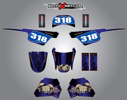 Custom Graphic Kit for Yamaha PW 50 Pee Wee (All Years) - REAPER Decals