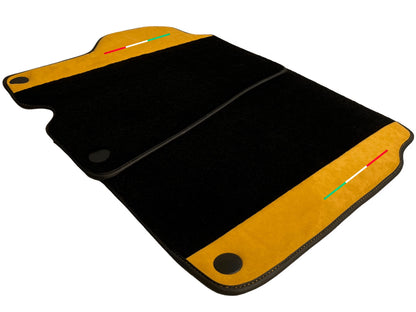 Floor Mats for Ferrari California Convertible Tan Alcantara Leather (2008-2014)