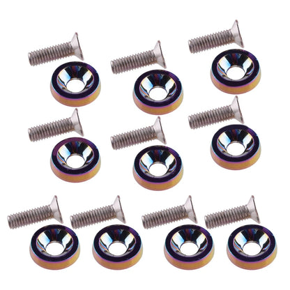 10x M6 Engine Washers for Car License Bumper Fender Plate Screws Bolts