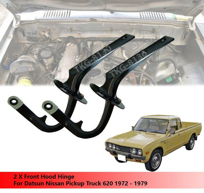 Front Hood Hinge Set for Datsun/Nissan Truck 620 (1972-1979)