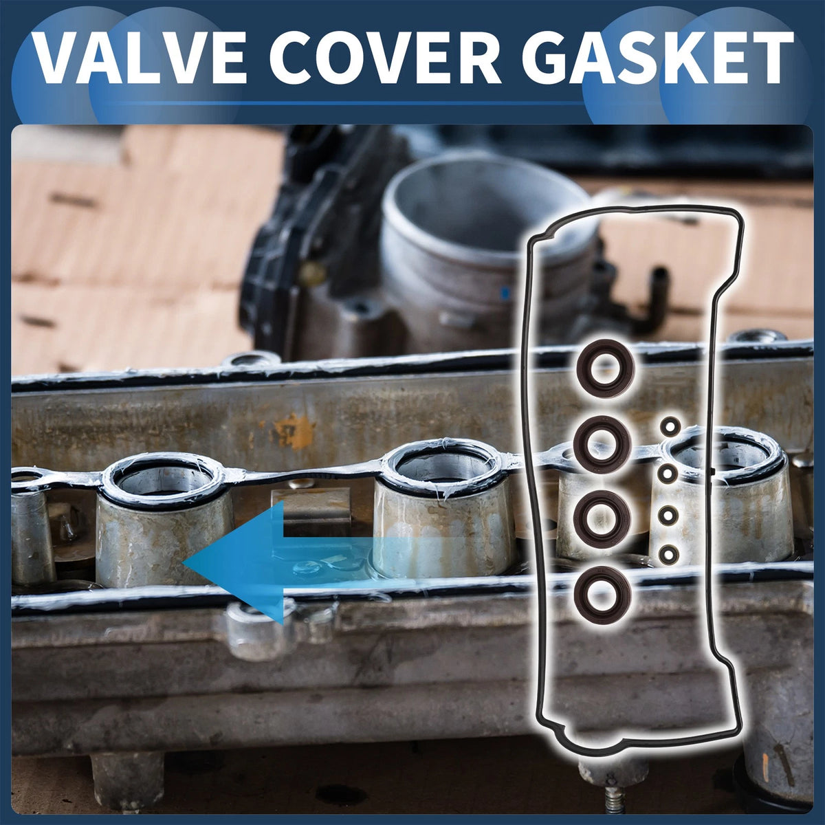 Valve Cover Gasket Set for Toyota Corolla (1993-1997)