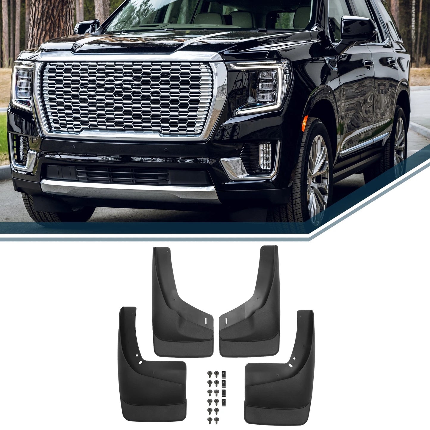 Mud Flap Splash Guard for Chevrolet & GMC Avalanche Silverado Tahoe