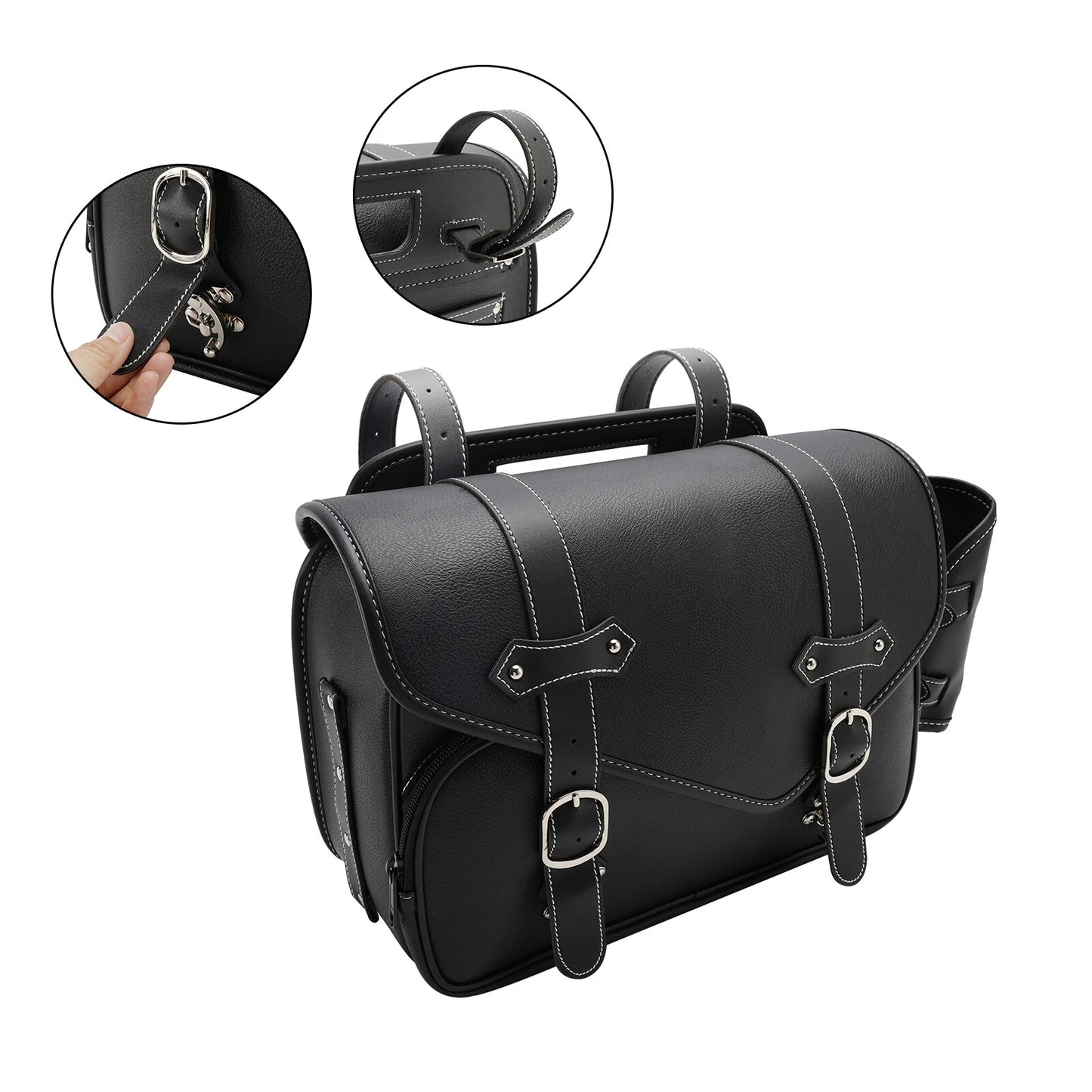 PU Side Bag Luggage for Universal Motorcycles