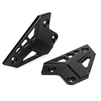 CNC Aluminum Heel Protection Set Black for Kawasaki Z900 (2017-2021)