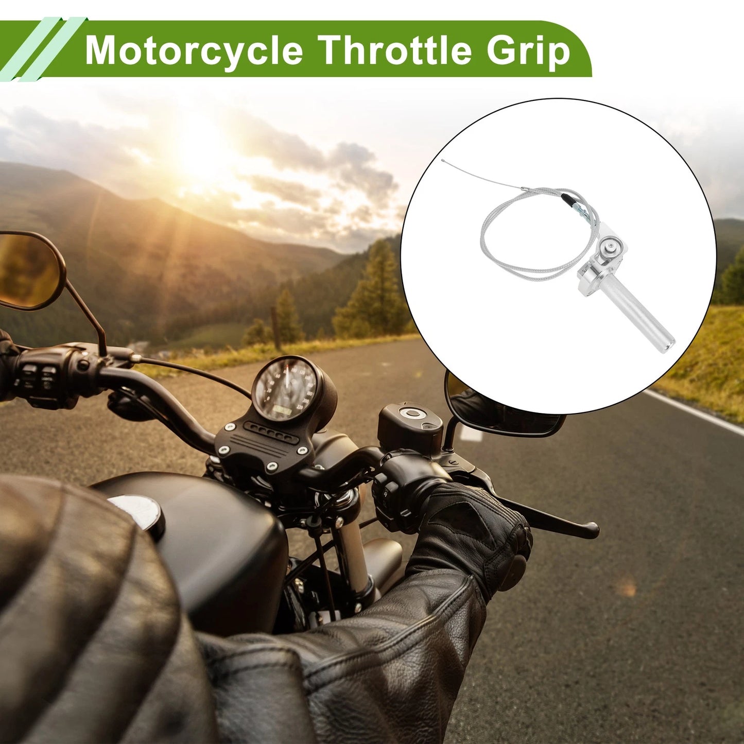 22mm Throttle Grip for Dirt Bikes, Pit Bikes, Mini Bikes (49CC-125CC)