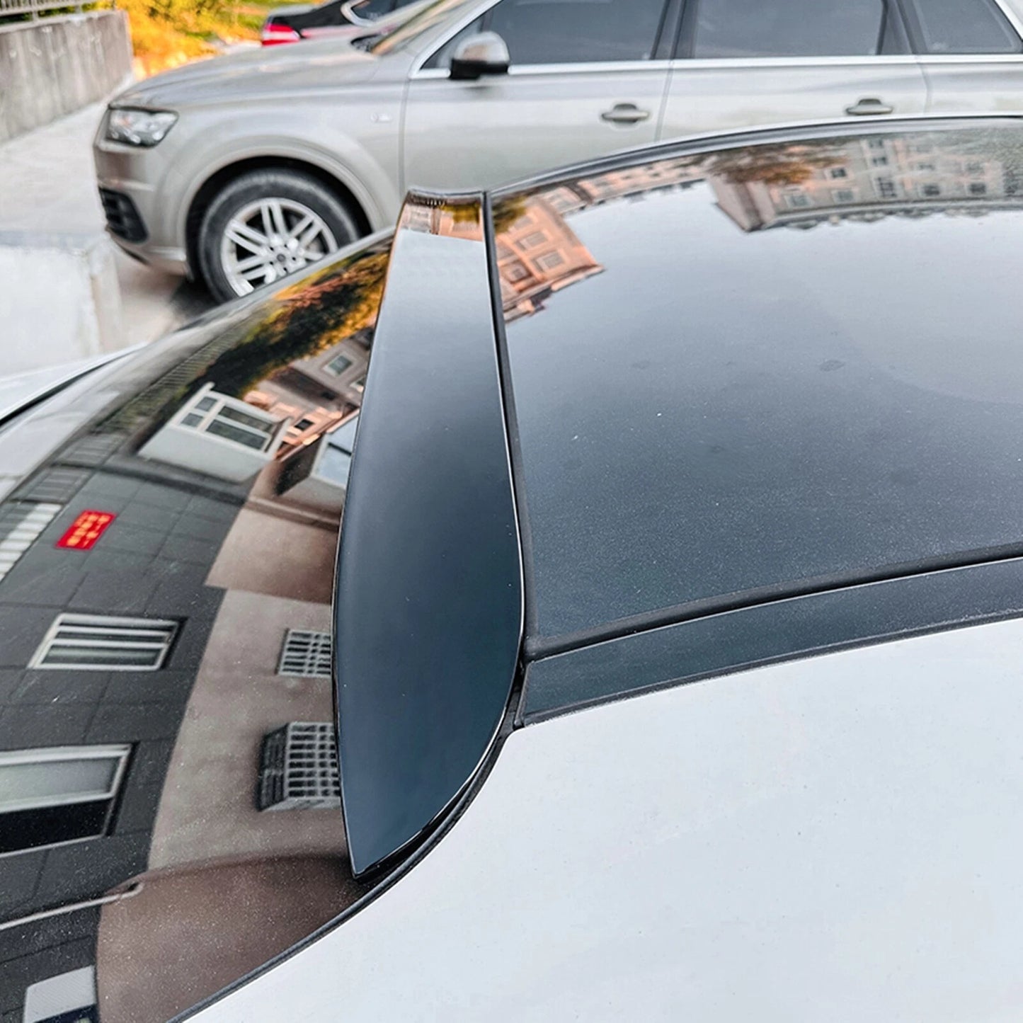 Rear Boot Spoiler Lip for Benz W205 C200 C260 C43 (2015-2021) Gloss Black