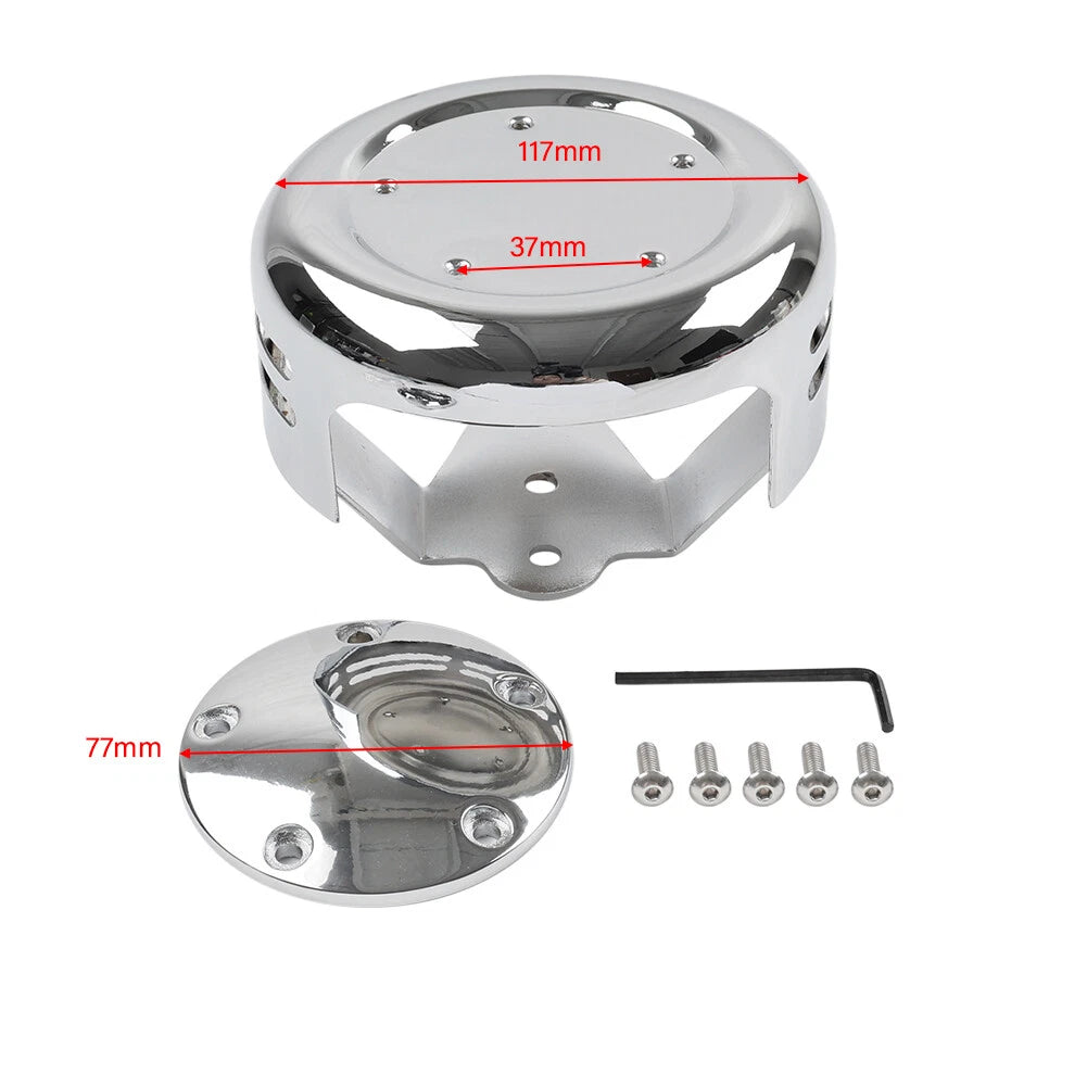 Horn Cover w/5 Hole Point Cover Kit for Harley Softail Dyna XL (2000-2023)