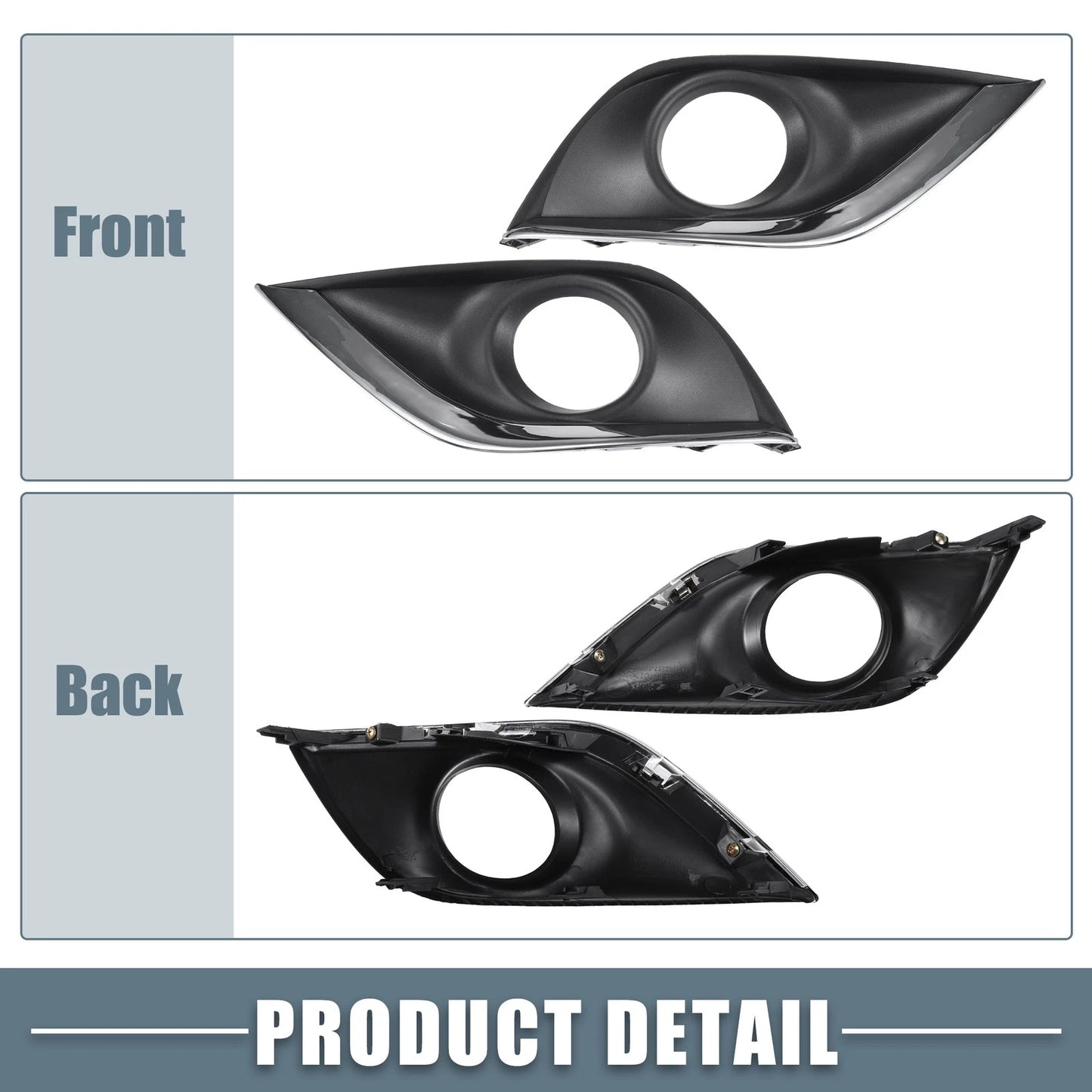 Fog Light Grille Cover Trim  for Nissan Versa (2015-2018)